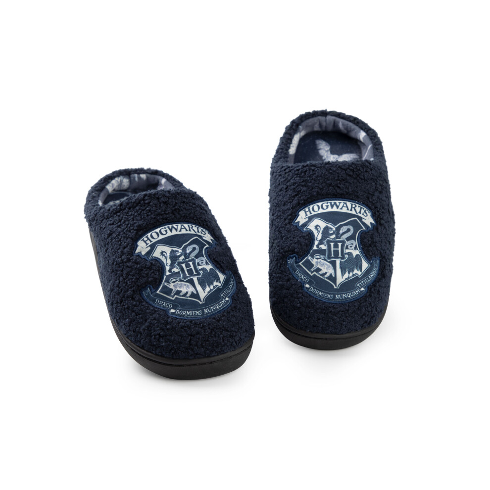 Harry Potter (3-4 Uk) Mule Slippers (Womens Blue)