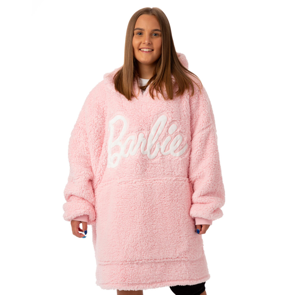 Barbie Blanket Hoodie (Womens ) Pink