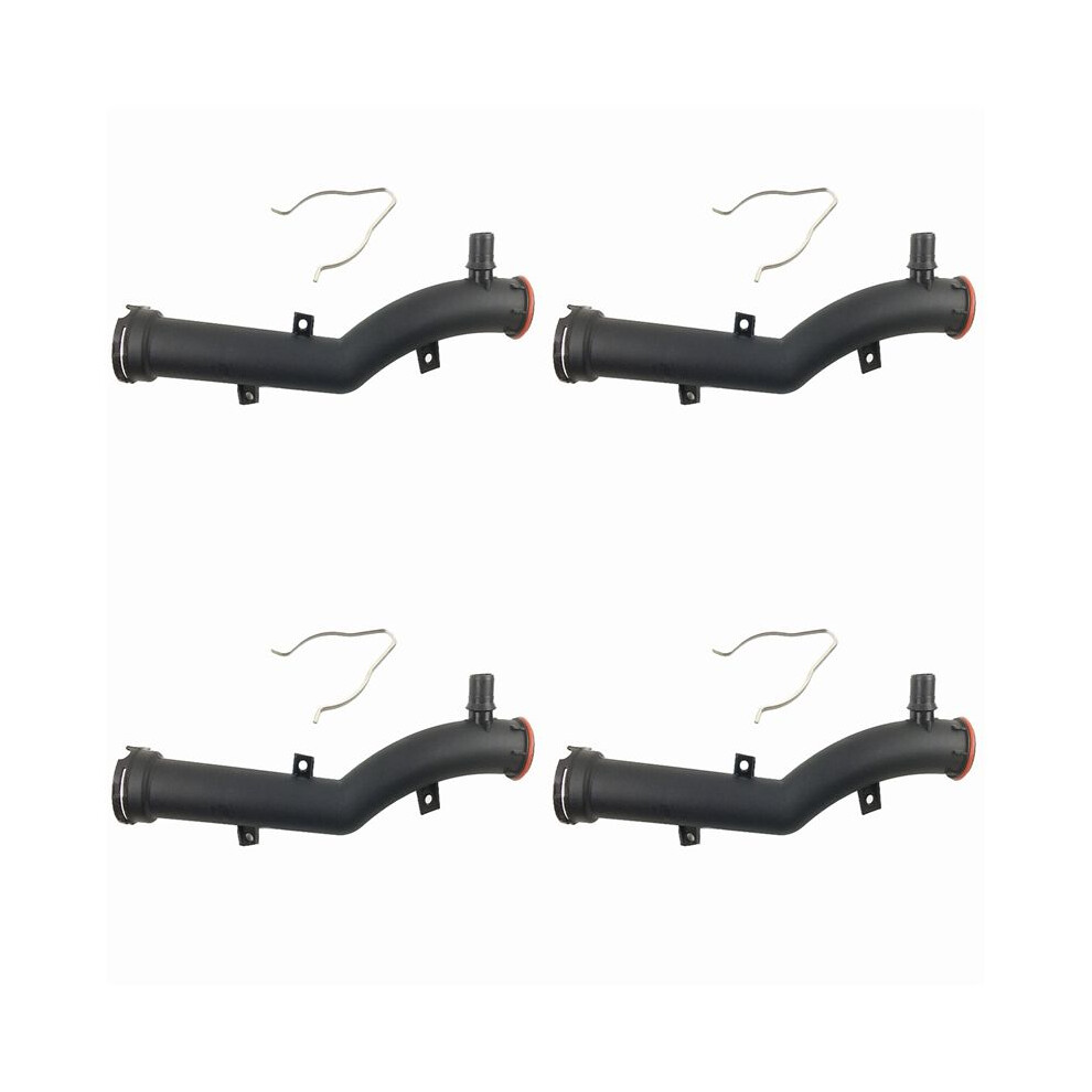 4X 9800661880 1351Vf Engine Coolant Water Hose With Metal Clip Lock For C4 207 308 4711095322590