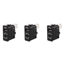 3X Car USB AUX in Plug Auxiliary Input Socket Adapter for  E81 E87 E90 F10 F12 E70 X4 X5 X6