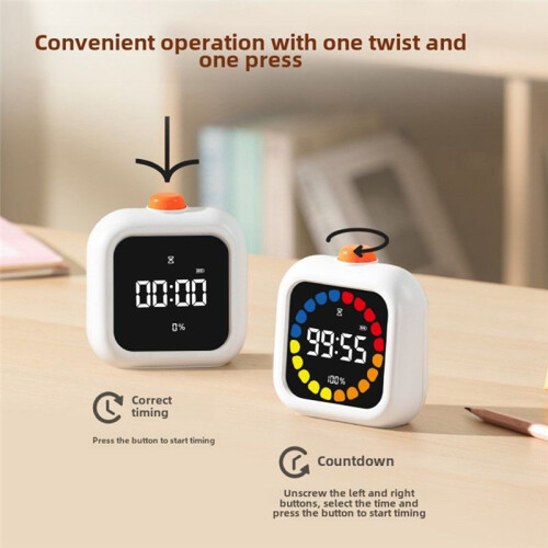 Productivity  Timer Flipping LED Display 4 Preset  Dual Modes Countdown Cooking Study  Timer 2