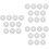 30Pcs Premium White Silicone Gaskets for Pressure Cooker Float Valves 8
