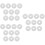 30Pcs Premium White Silicone Gaskets for Pressure Cooker Float Valves 9