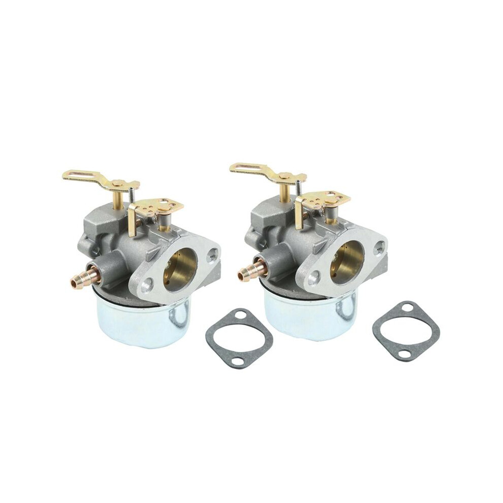 2X Adjustable Carburetor Fit For Tecumseh 8/9/10Hp Snowblower 640349 640052 640054 6032664165973