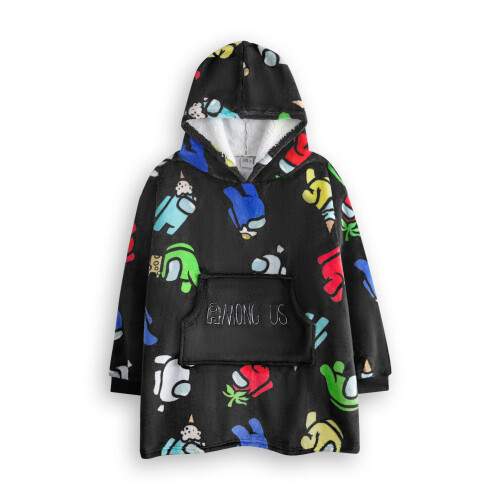 Among Us Blanket Hoodie (Boys Multicoloured)