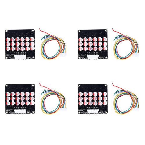 4X 6S Active Equalizer Balancer Lifepo4 / Lipo/ LTO Battery  Equalization Capacitor BMS Board
