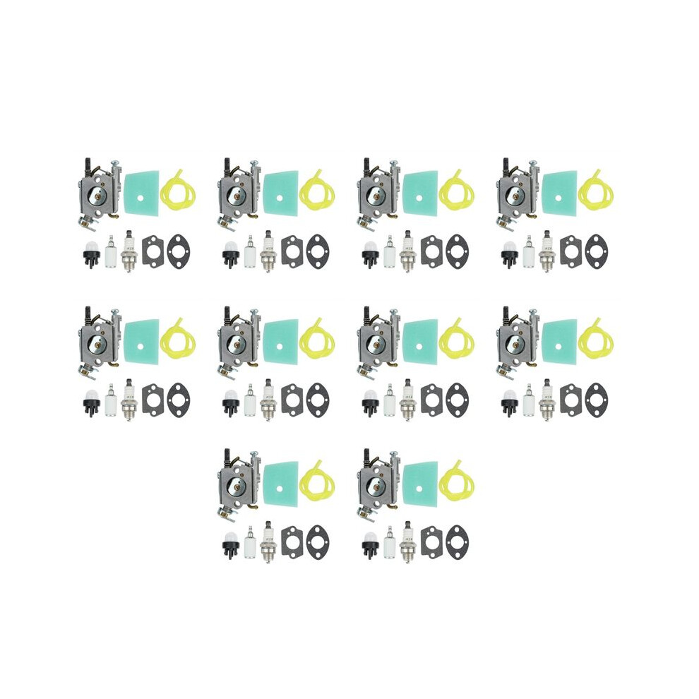 10X Carburetor Air Fiiter For 123 223 322 323 325 326 327 Zama C1q-El24 Trimmers Carb 503283401 Silver 4713091407271