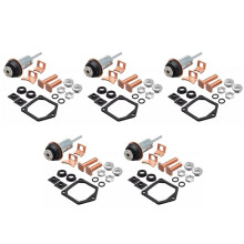 5X Universal Motor Solenoid Repair Rebuild Kit Plunger Contacts Set for