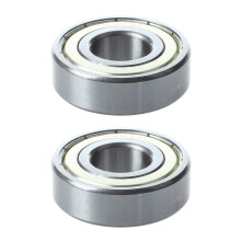 2X 6203Z Deep Double Metal Shields Metric Bearing 17 x 40 x 12mm