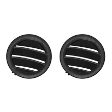 2X Griglia di Uscita 'Aria Condizionata Rotonda per Pannello Cruscotto per - Classe C W204 C200 C260 Nera Sinistra