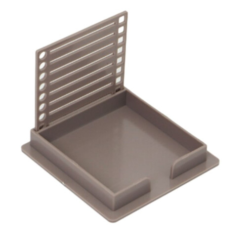 Sticky Note Dispenser Sticky Note Holder with Stencil Sticky Notes Template Self-Adhesive Notepad Note Organ 1