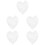 5Pcs White DIY Moldable Plastic Pellets Reheatable Resin Thermal Beads 8