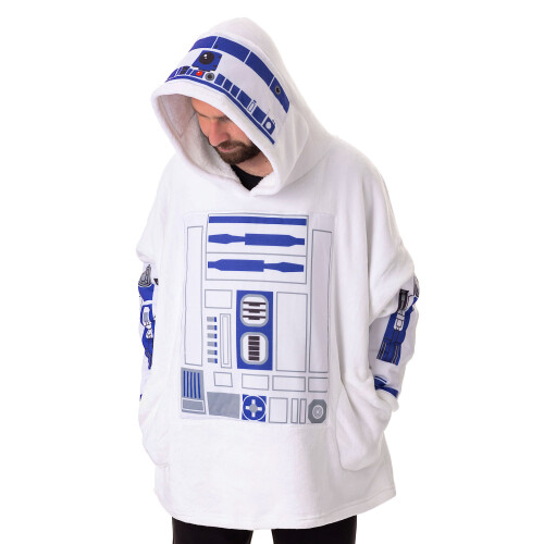 Star Wars Star Wars Blanket Hoodie (Unisex White)