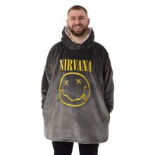 Nirvana Blanket Hoodie (Mens Black)