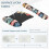 3 in 1 Mouse Pad Sets with Keyboard Wrist Rest Support, Memory Foam Keyboard Set Mousepad with Wrist Rest 4