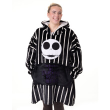 Disney The Nightmare Before Christmas Blanket Hoodie (Unisex Black)