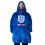 England Blanket Hoodie (Mens Blue) 1