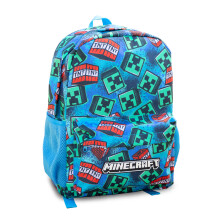 Minecraft Backpack (Unisex Kids Blue)