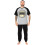 DC Comics DC Comics Batman Short Sleeve Long Leg Pyjama Set (Mens Black) 1