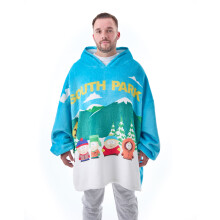 South Park Blanket Hoodie (Mens Blue)