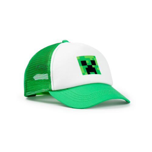 Minecraft Minecraft Snapback Curved Peak Cap (Boys Green)