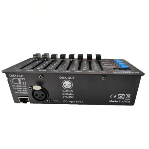 32 Channel Simple  DMX512 Controller Type-C Battery Lights  LED Par Lighting Console for Computer Light Dimmer 1