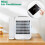 Microhoo  Air Conditioner Touch Screen Water Cooling Fan, Humidifier, Bladeless Design, Artic Cooler, Timer Function 2