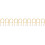 10Pcs Yellow Curtain Holding Straps Polyester Silk Decorative Rope 11