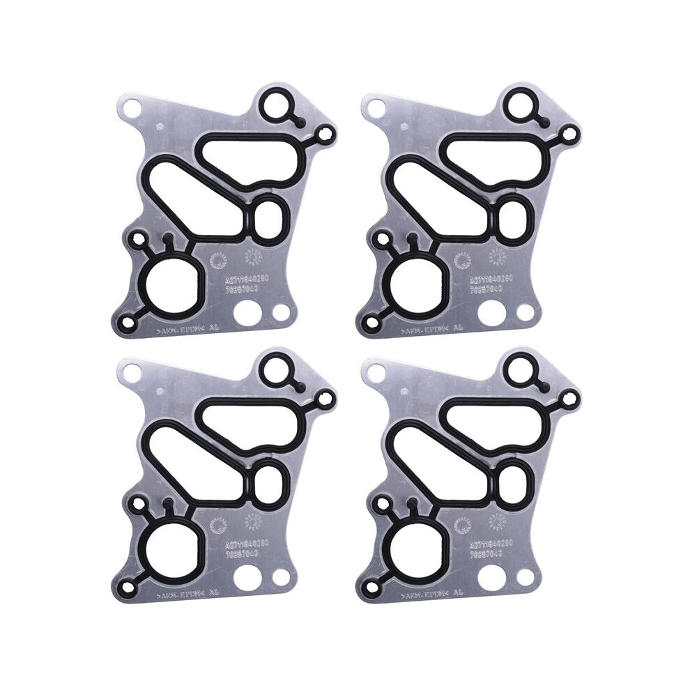 4X 2711840280 Oil Cooler Gasket Kits For M271 W204 C180 C200 E200 Slk200 4711584942360