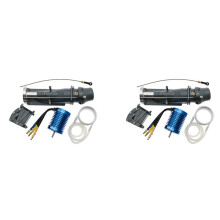 2X Water Jet Thruster Power Sprayer Pump Water Jet Pump with 3650 Brushless Motor + Water Cooling Jacket for RC Jet Boat