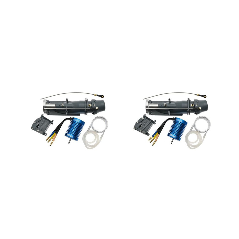 2X Water Jet Thruster Power Sprayer Pump Water Jet Pump With 3650 Brushless Motor + Water Cooling Jacket For Rc Jet Boat 6031370453022
