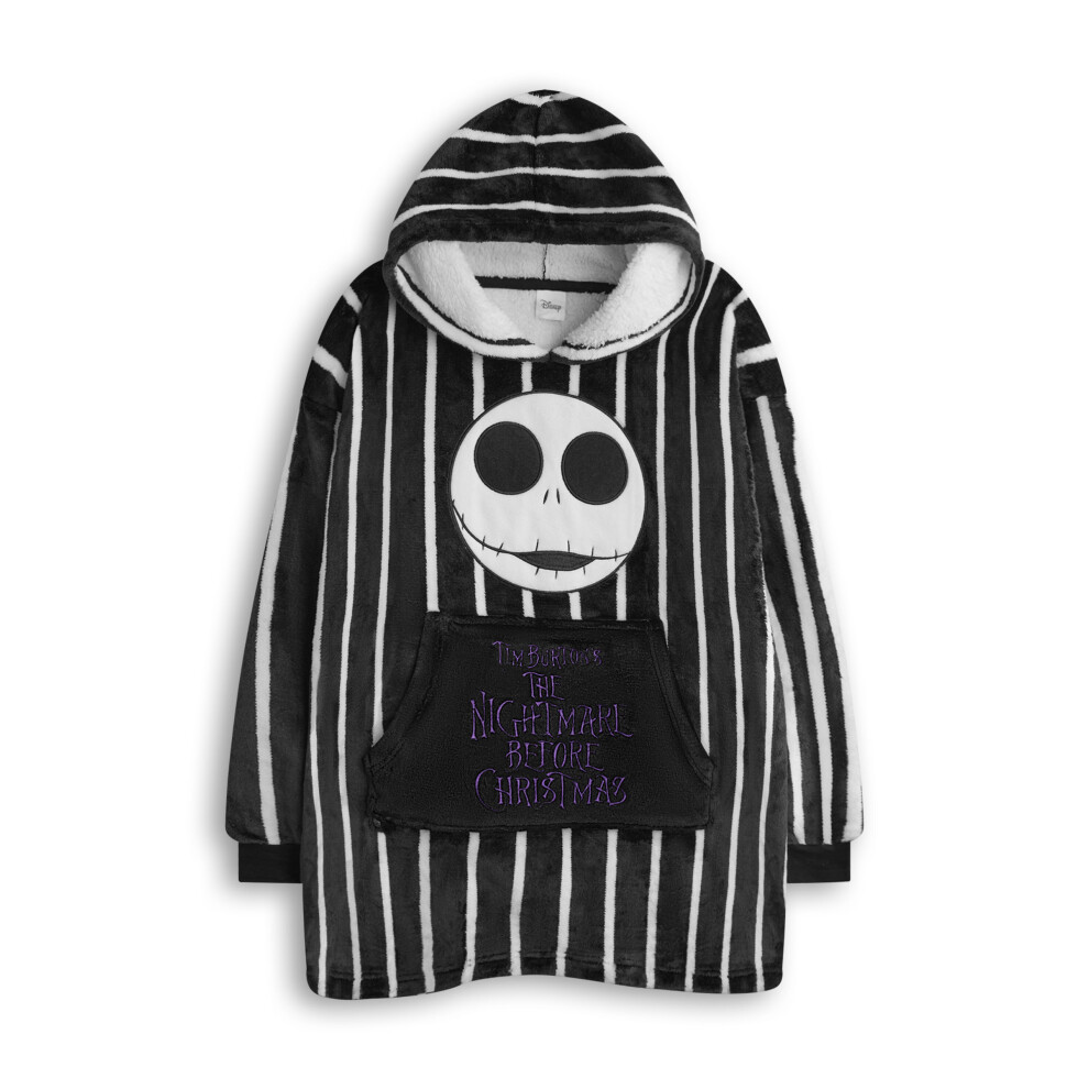 Disney The Nightmare Before Christmas Blanket Hoodie (Unisex Kids ) Black