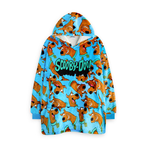 Scooby Doo Scooby Doo Blanket Hoodie (Boys Blue)