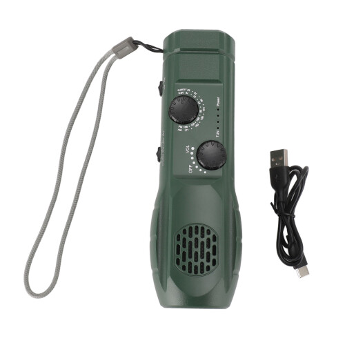 Handkurbel-Notfallradio 1200 mAh ABS Schwarz 1