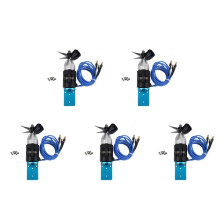 5X IPX8 Underwater Thruster 2838 350KV 2.4KG Thrust Brushless Motor with 55mm 60mm Propeller for ROV RC Boats CCW