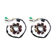 2X GY6 Motore Magneto Statore Generatore Bobina 157QMJ per GY6 Motore 125Cc 150Cc ATV Scooter Accessori