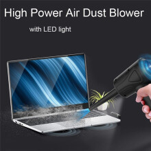 Compressed Air Duster for Computer Keyboard 51000 RPM Electric Cordless Air Dust Cleaner for PC Crumbs Car
