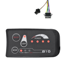 S810 E-Bike Meter LED Display IP65 36V UART for Electric Bike Electric Bicycle Meter(SM 5+2PIN)