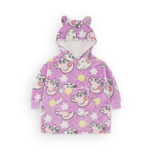 Peppa Pig Blanket Hoodie (Girls Purple)