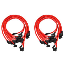 2set 10.5MM Wire Set, SP10-390-1010 High Performance Ignition Wire for AM General HEI SBC BBC