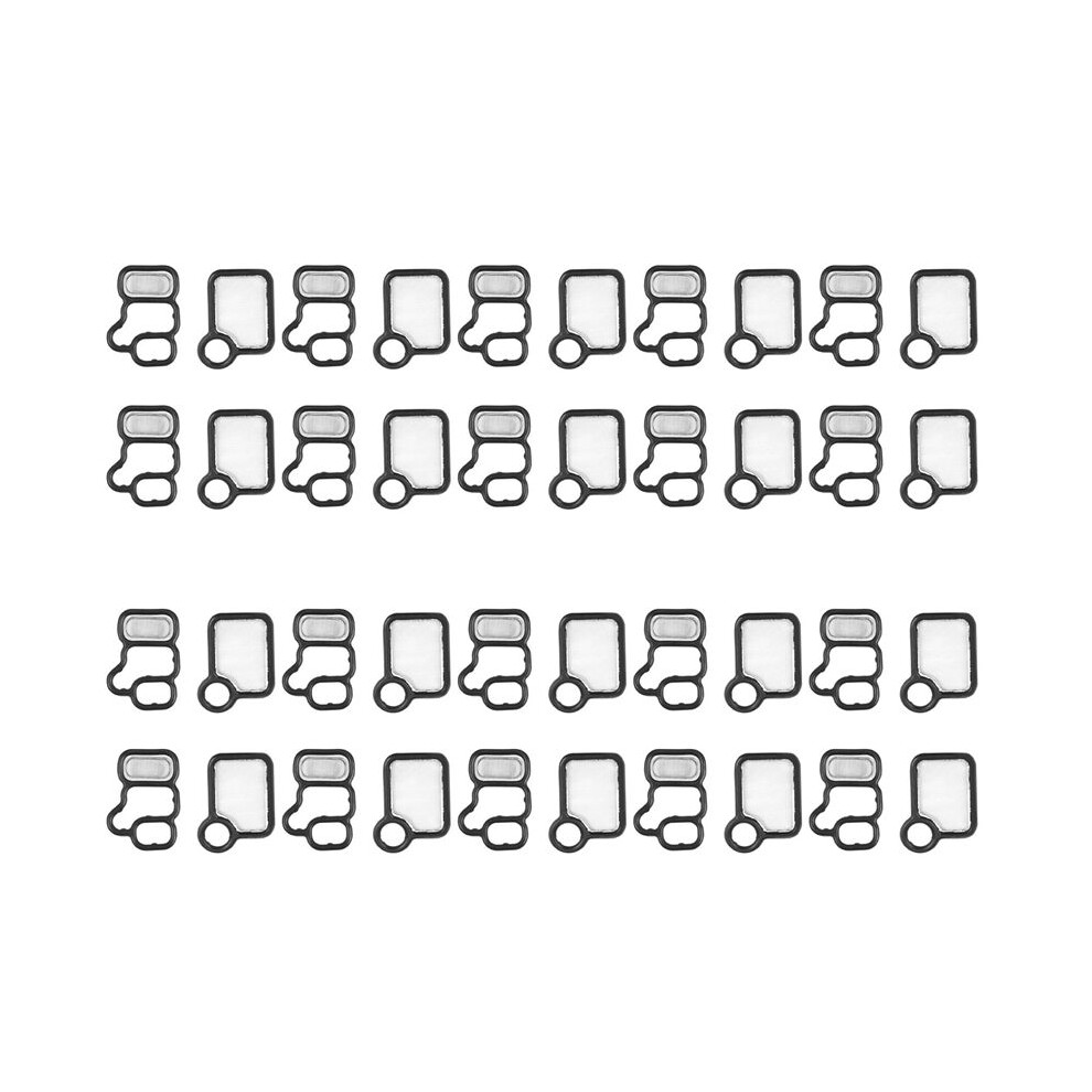 40X Solenoid Gasket Spool Valve Filter For Accord Rdx Cr-V Elements For 15815-Raa-A01 15815-Raa-A02 6033402146490