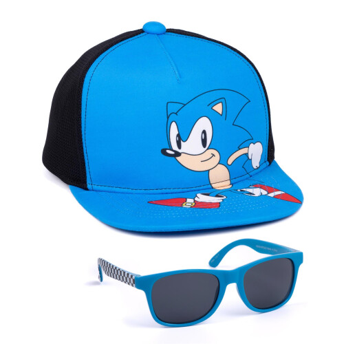 Sonic The Hedgehog Sonic the Hedgehog Adjustable Curved Peak Cap (Boys Blue)