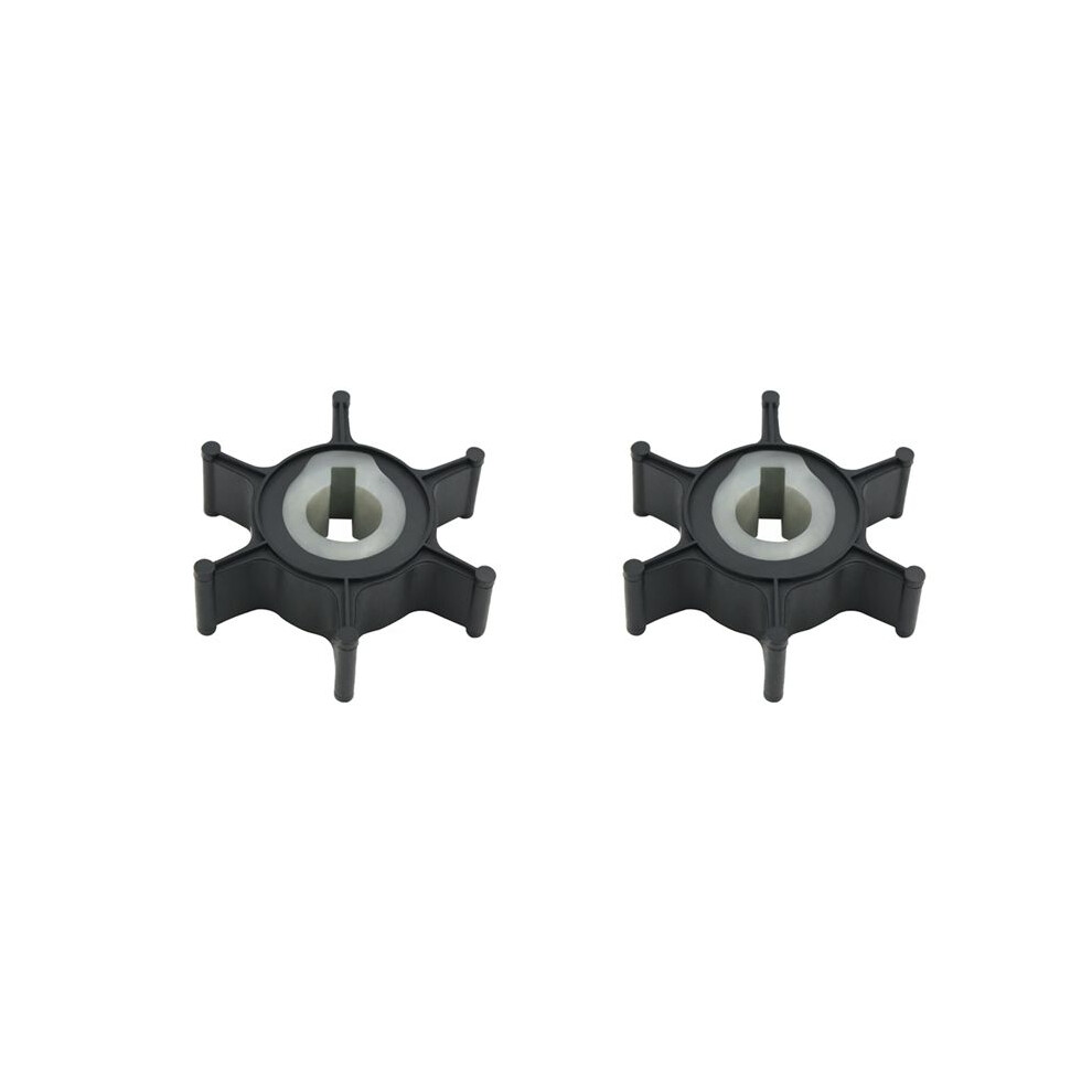2X Water Pump Impeller For 2Hp Outboard P45 2A 2B 2C 646-44352-01-00 Boats Black 4712562620218