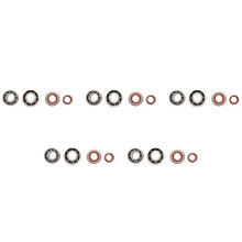 10x Crankshaft Crank Bearing Oil Seals Kit for Ms660 066 Chainsaws Parts Replace 9640 003 1850, 9640 003 1560
