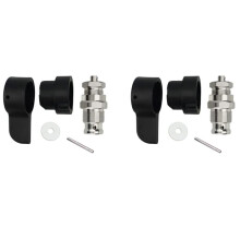 2X 235014 Prime Spray Valve, Drain Valve para 390 395 490 495 595 Airless Paint Sprayer Prata