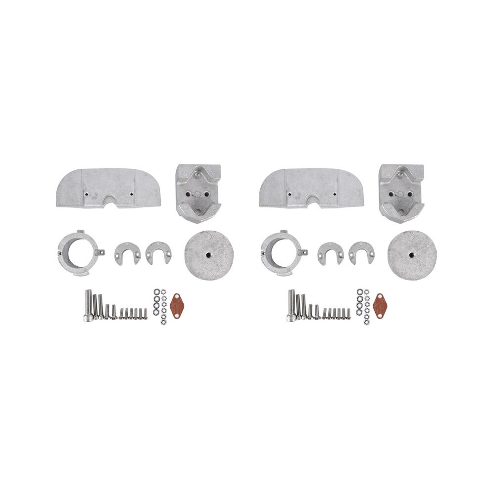 2X Outboard Engine Anode Aluminum Alloy Kit For Mercury Alpha One Gen 888756Q03 Outboard Engine Protection Anode Silver 4712538918714