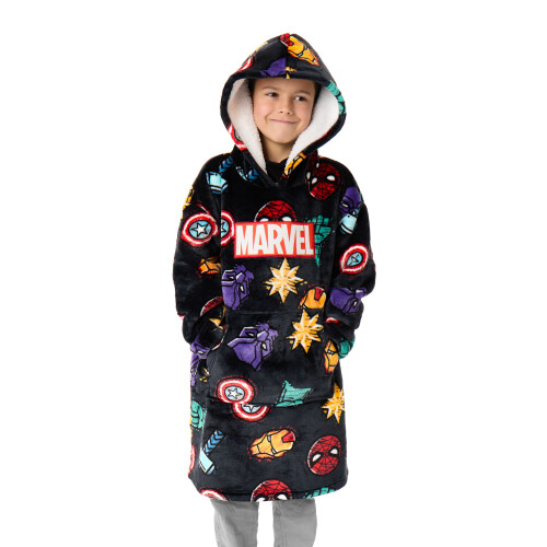 Marvel Marvel Blanket Hoodie (Boys Multicoloured)