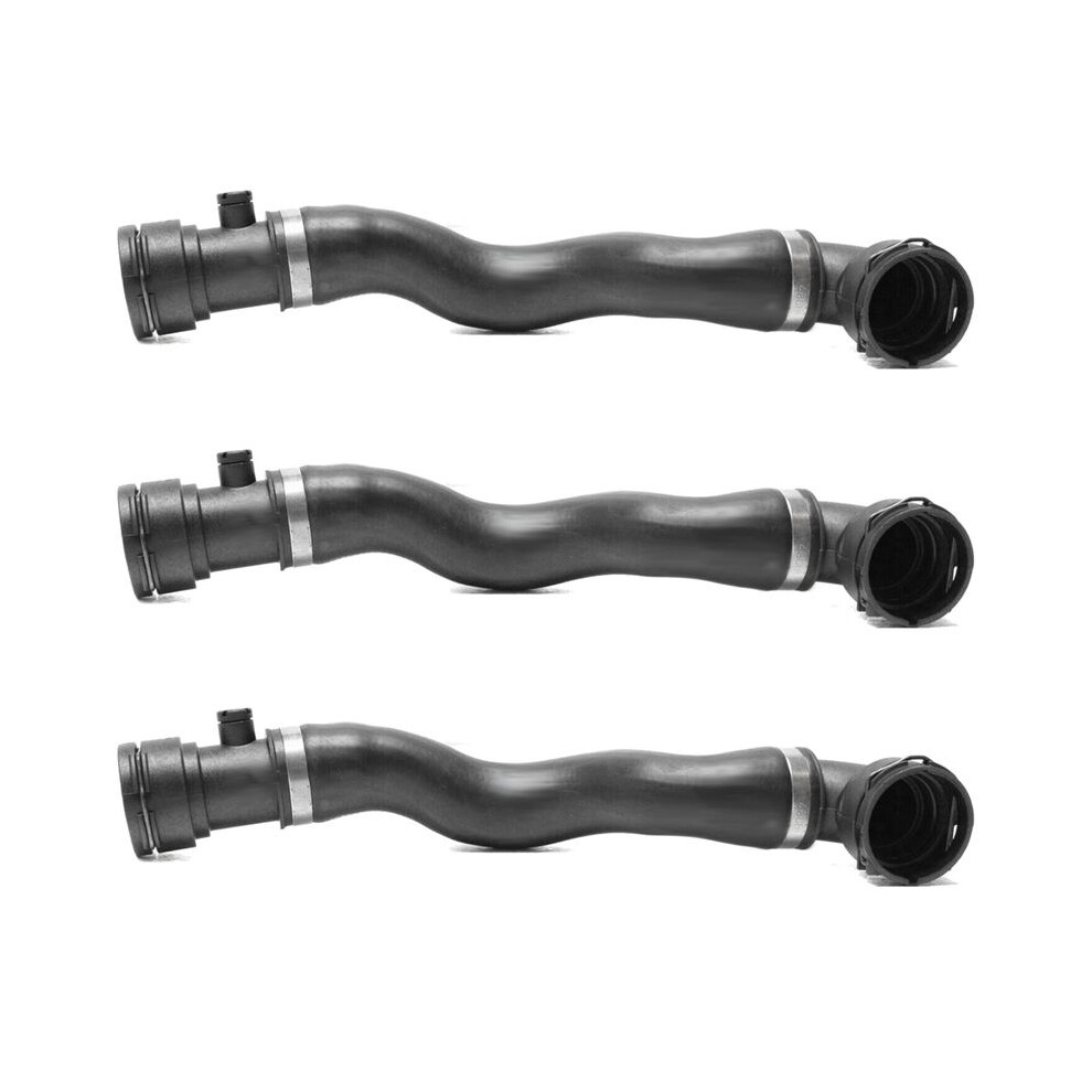 3X Upper Cooling System Radiator Water Hose With Bleeder Screw Fitting For E39 525I 528I 530I 1999-2003 11531705223 6034186059785