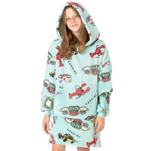 Friends Blanket Hoodie (Girls Blue)