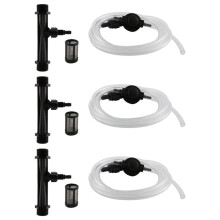 3X 3/4 Garden Irrigation Device Venturi Fertilizer Injector Water Tube Kit